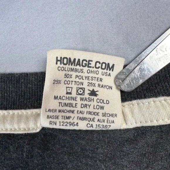 Homage x Miami Heat Grateful Dead T-Shirt Men Large Gray Basketball Bear Graphic - Picture 3 of 8